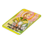 神父カードのイエス・キリスト マグネット (左側)