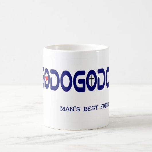 神犬の神のマグ コーヒーマグカップ (中央)