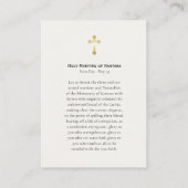 神田羅正統派祈りの言葉カード プレイスカード (裏面)