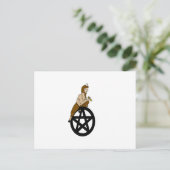 神異教のパンと星形五角形 ポストカード (スタンド正面)