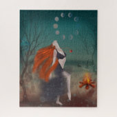 神異教の神のパズル異教の、月光の中で ジグソーパズル (縦)