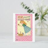 神疑問に思製はが感動的き ポストカード (スタンド正面)