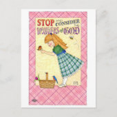 神疑問に思製はが感動的き ポストカード (正面)