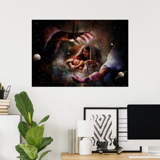 神疑問に思 ポスター (ホームオフィス)