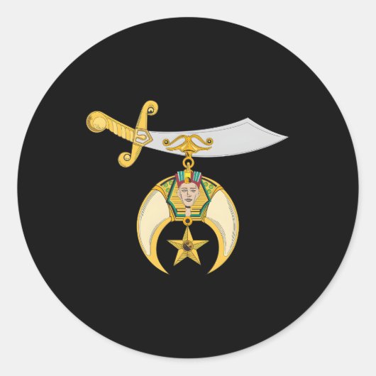 神社の崇高 ラウンドシール (正面)