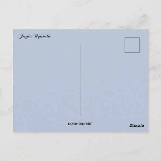 神社ウガンダ ポストカード (裏面)