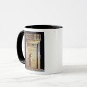 神社セットの形のCanopicの箱 マグカップ (正面左)