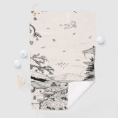 神社富士江戸時代インスパイア将軍 ゴルフタオル (インサイチュ)