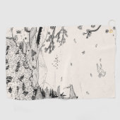 神社富士江戸時代インスパイア将軍 ゴルフタオル (横)