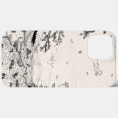 神社富士江戸時代インスパイア将軍 Case-Mate iPhoneケース (裏面 (横))