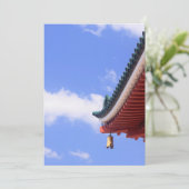 神社屋根 サンキューカード (スタンド正面)