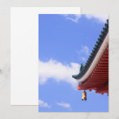 神社屋根 サンキューカード (正面/裏面)