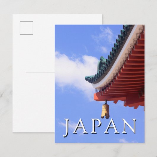 神社屋根 ポストカード (正面/裏面)