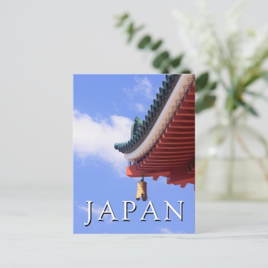 神社屋根 ポストカード (スタンド正面)