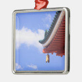 神社屋根 メタルオーナメント (左)
