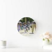 神社日本のフェスティバル ラウンド壁時計 (ホーム)