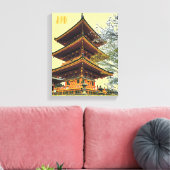 神社日本の風景日本旅行 キャンバスプリント (インサイチュ (リビング))