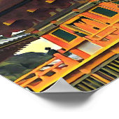 神社日本の風景日本旅行 ポスター (角)