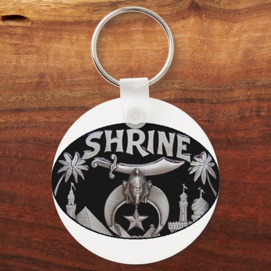 神社 キーホルダー (正面)