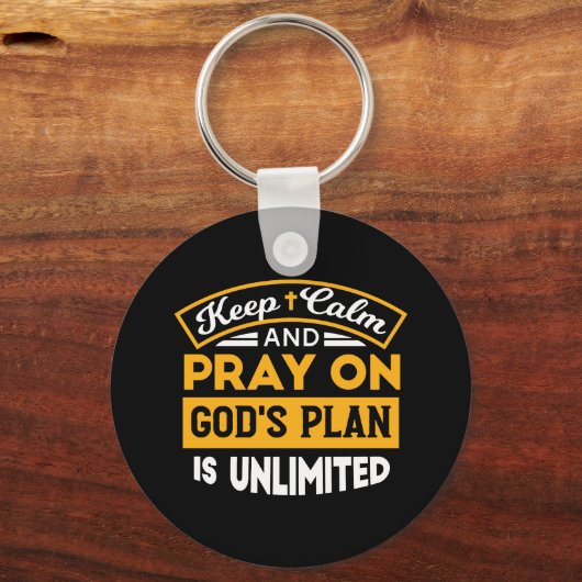 神祈の無制限の計画に基づいて信頼し、信頼する キーホルダー (裏面)