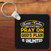 神祈の無制限の計画に基づいて信頼し、信頼する キーホルダー (正面)