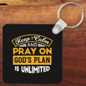 神祈の無制限の計画に基づいて信頼し、信頼する キーホルダー (裏面)