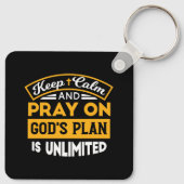 神祈の無制限の計画に基づいて信頼し、信頼する キーホルダー (裏面)