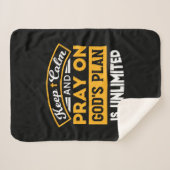 神祈の無制限の計画に基づいて信頼し、信頼する シェルパブランケット (正面(横))