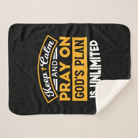 神祈の無制限の計画に基づいて信頼し、信頼する シェルパブランケット (正面(横))