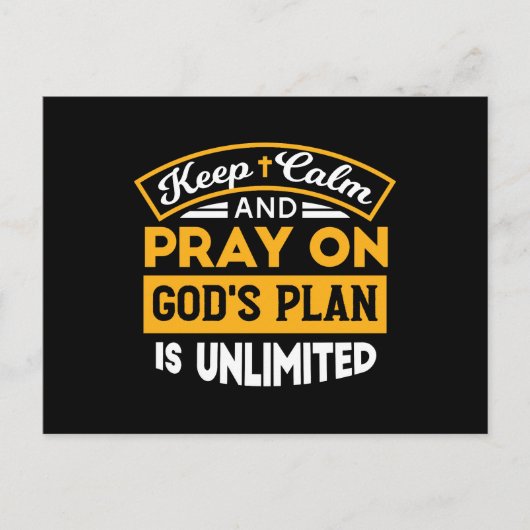 神祈の無制限の計画に基づいて信頼し、信頼する シーズンポストカード (正面)