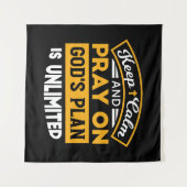 神祈の無制限の計画に基づいて信頼し、信頼する タペストリー (正面(横))