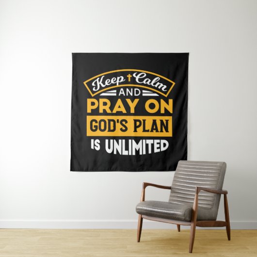 神祈の無制限の計画に基づいて信頼し、信頼する タペストリー (インサイチュ)