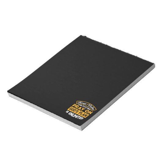 神祈の無制限の計画に基づいて信頼し、信頼する ノートパッド (回転)