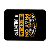 神祈の無制限の計画に基づいて信頼し、信頼する マグネット (横)