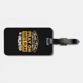 神祈の無制限の計画に基づいて信頼し、信頼する ラゲッジタグ (裏面横)