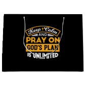 神祈の無制限の計画に基づいて信頼し、信頼する ラージペーパーバッグ (正面)