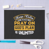 神祈の無制限の計画に基づいて信頼し、信頼する 薄葉紙 (クラフト)