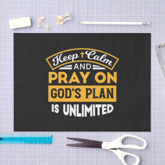 神祈の無制限の計画に基づいて信頼し、信頼する 薄葉紙 (クラフト)