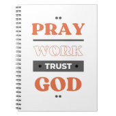 神祈を信頼する ノートブック (正面)