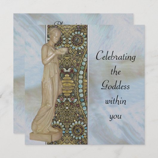 神祝の女神 招待状 (正面/裏面)