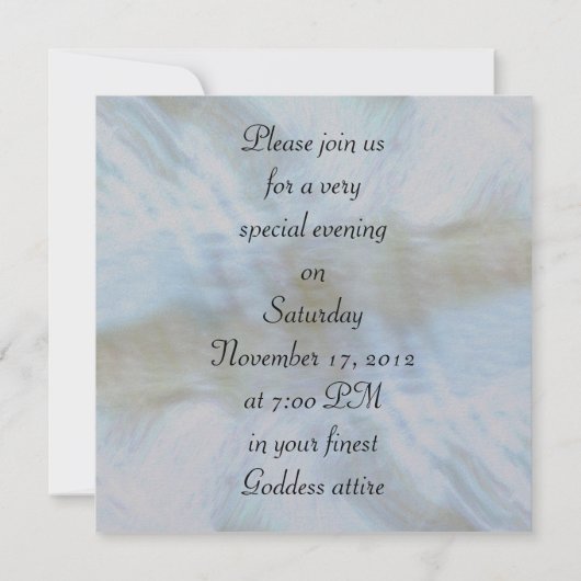 神祝の女神 招待状 (裏面)