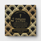 神祭司贈答牧師デアコン調整カスタム フォトプラーク (正面)