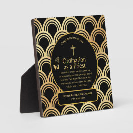 神祭司贈答牧師デアコン調整カスタム フォトプラーク