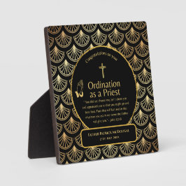 神祭司贈答牧師デアコン調整カスタム フォトプラーク