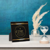 神祭司贈答牧師デアコン調整カスタム フォトプラーク (インサイチュ)