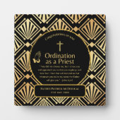 神祭司贈答牧師デアコン調整カスタム フォトプラーク (正面)