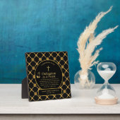 神祭司贈答牧師デアコン調整カスタム フォトプラーク (インサイチュ)