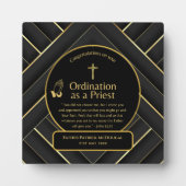 神祭司贈答牧師デアコン調整カスタム フォトプラーク (正面)