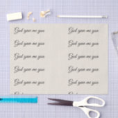 "神私に"はDecoupageの」ティッシュペーパー与えました 薄葉紙 (クラフト)