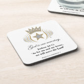 "神私達のカバー"のコースターです コースター (左側)